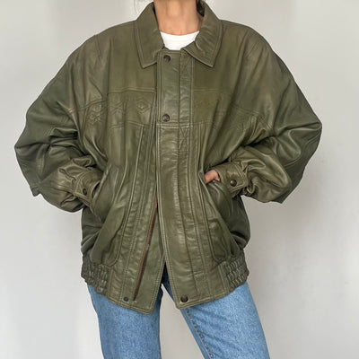 Vintage old stock green Bomber jacket