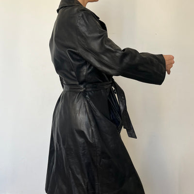 Vintage trench coat with belt