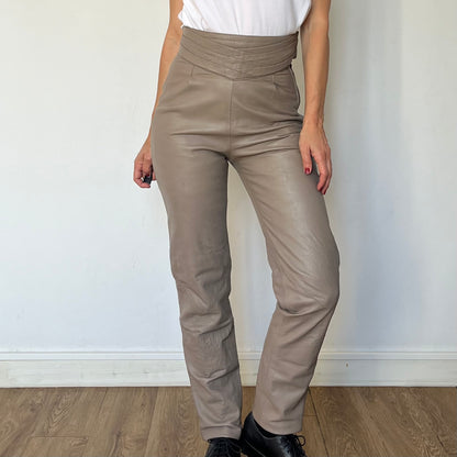 Brown Leather trousers
