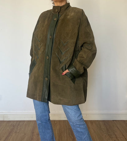 Vintage oversized Leather Jacket