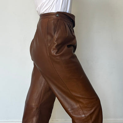 Brown Leather trousers