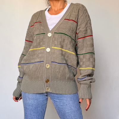 Vintage striped cardigan