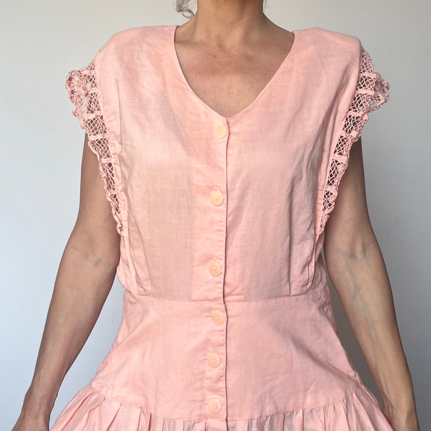 Vintage pink long dress