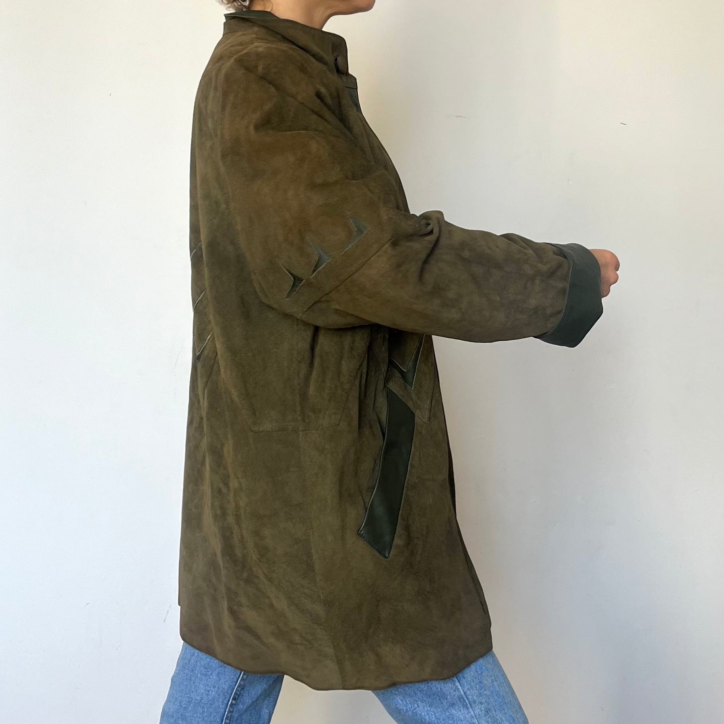 Vintage oversized Leather Jacket