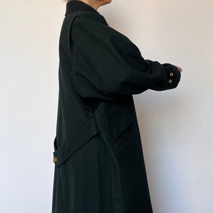 Vintage woman Loden Wool Long Coat