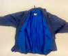 Vintage blue bomber Leather jacket by Genel