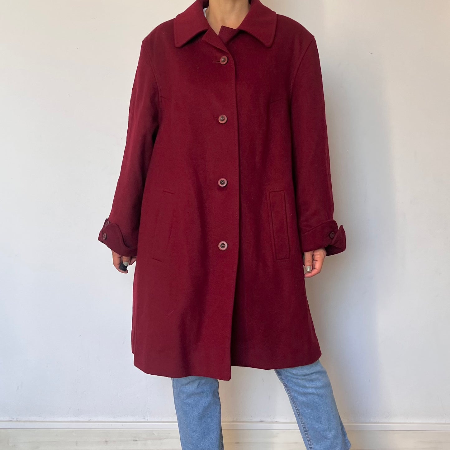 Vintage Wool Toscana Loden Coat