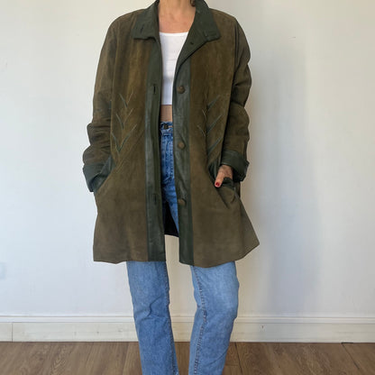 Vintage oversized Leather Jacket