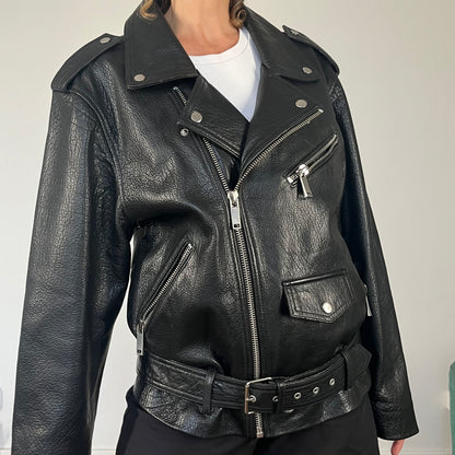 Vintage Motorcycle Biker leather jacket