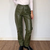 Green Leather trousers