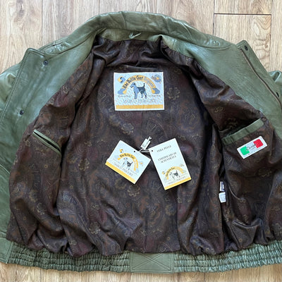 Vintage old stock green Bomber jacket