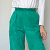 Vintage Green Leather trousers