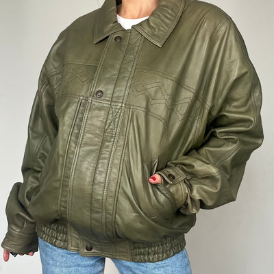 Vintage old stock green Bomber jacket