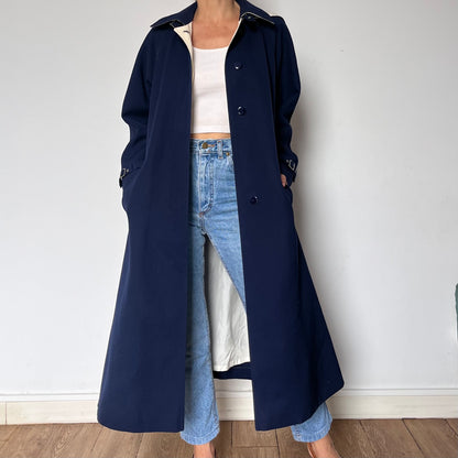 Vintage blue Trench Coat