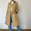 Vintage Trench Coat with belt & hood