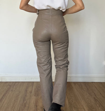 Brown Leather trousers