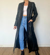 Vintage Fitted long trench coat