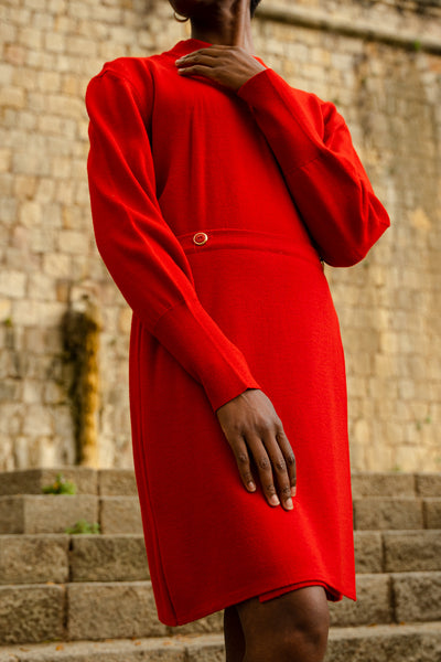 Vintage Two pieces Red Suit