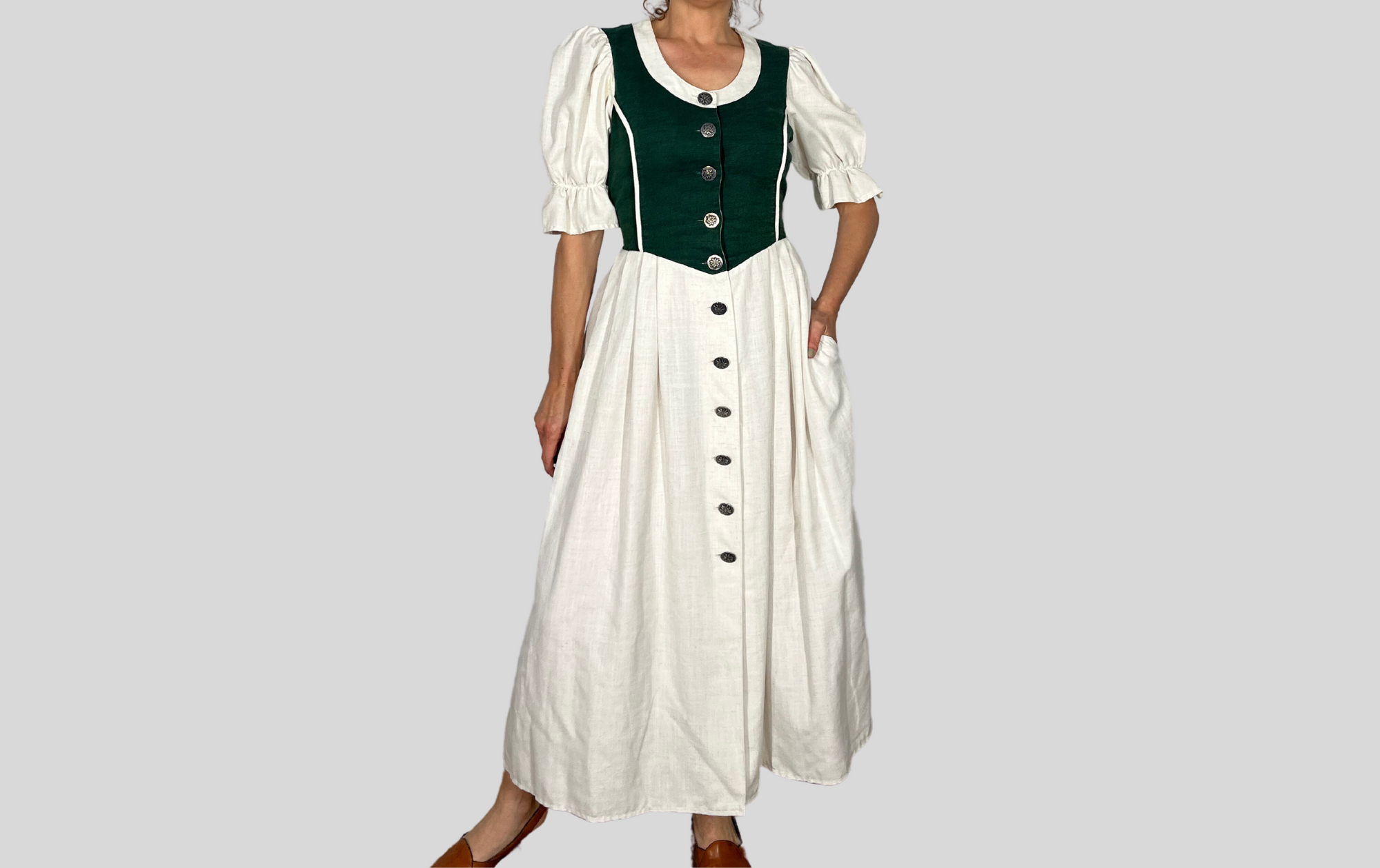 Traditional Austrian Dress with pockets