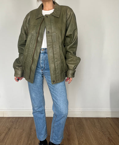 Vintage old stock green Bomber jacket