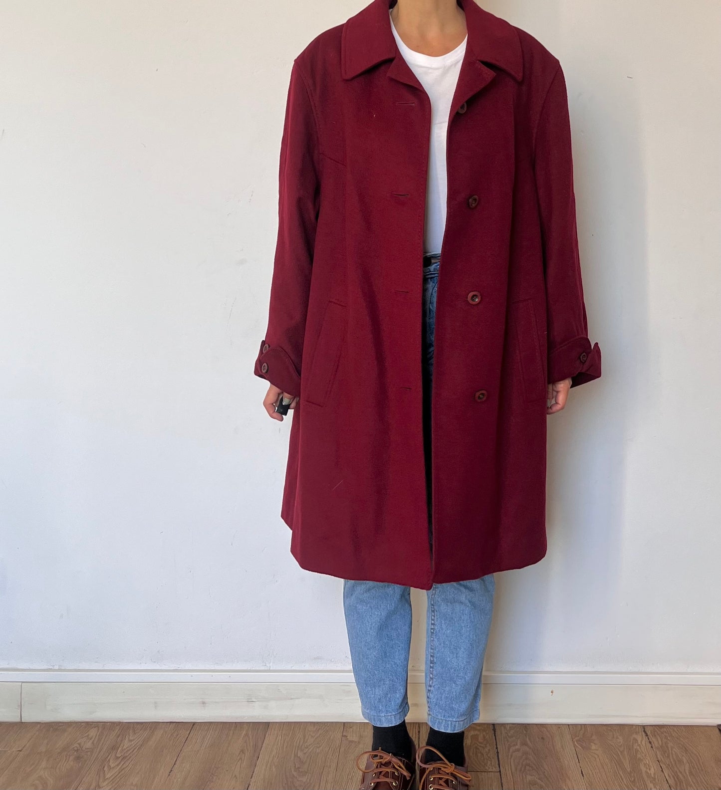 Vintage Wool Toscana Loden Coat