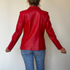 Vintage Red leather jacket