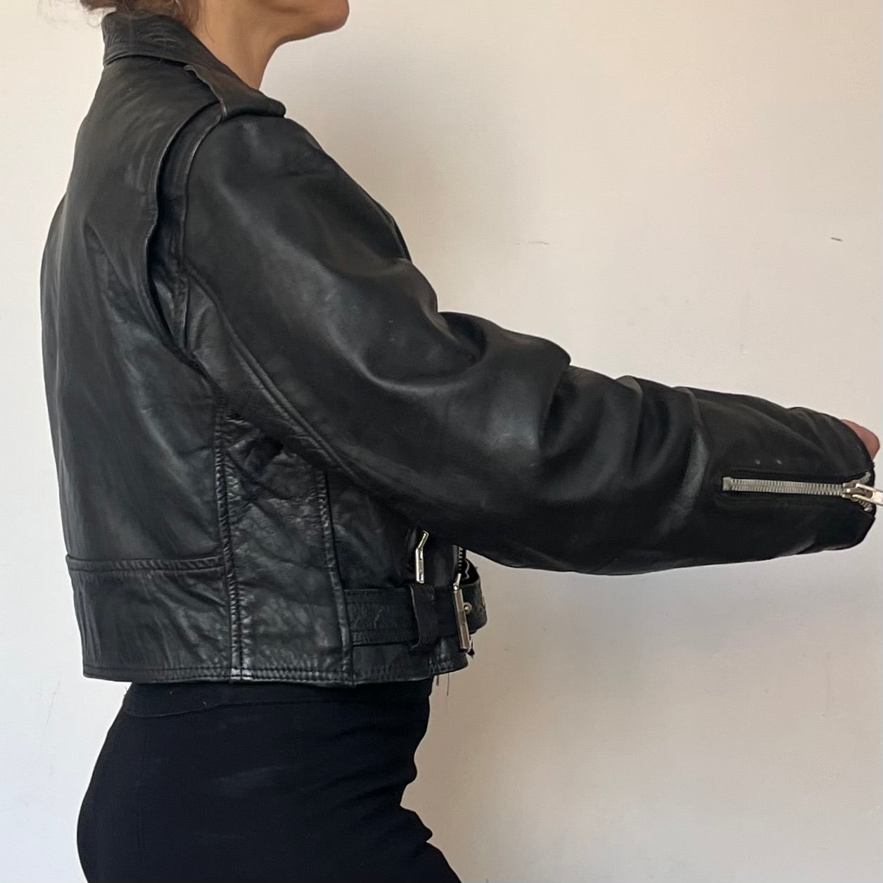 Vintage Biker leather jacket