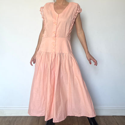 Vintage pink long dress