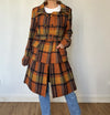 Vintage Plaid Coat by Lee Cooper