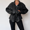 Vintage Black leather jacket