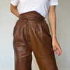 Brown Leather trousers