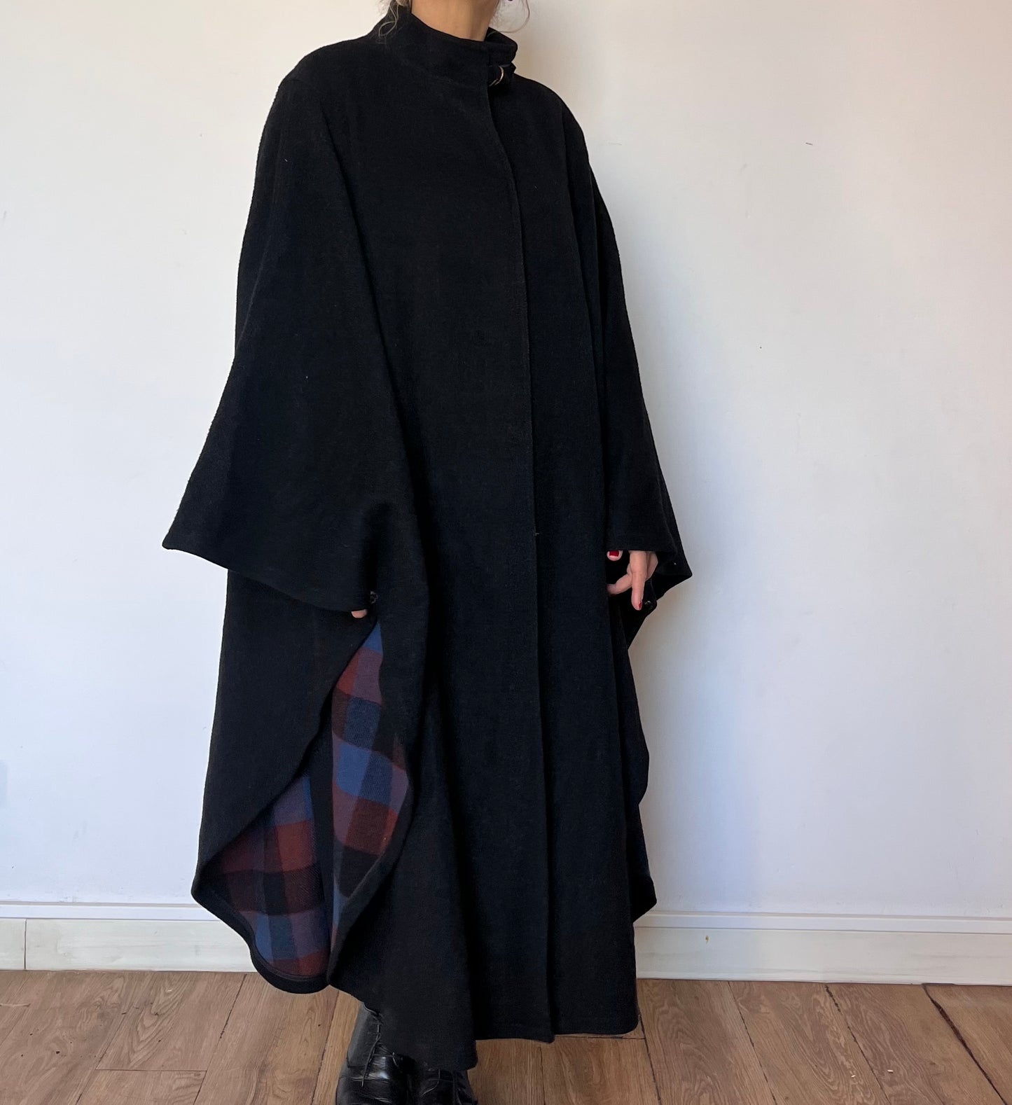 Vintage Wool Loden Cape