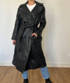 Vintage trench coat with belt