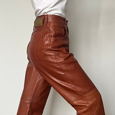 Brown Leather trousers