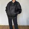 vintage Bomber leather jacket