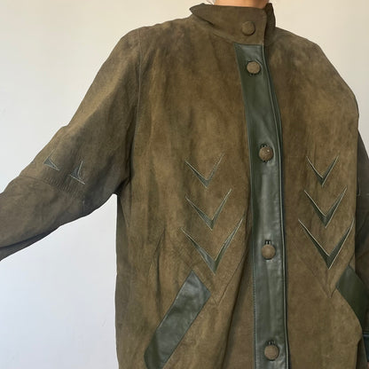 Vintage oversized Leather Jacket