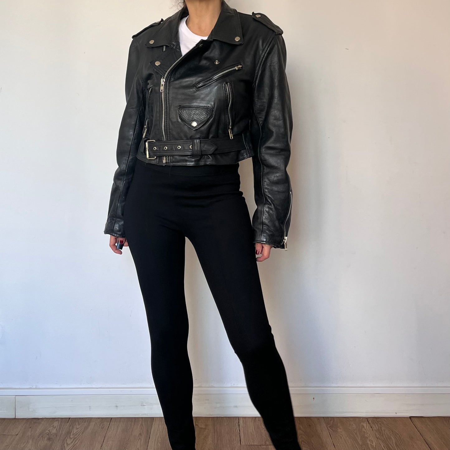 Vintage Biker leather jacket