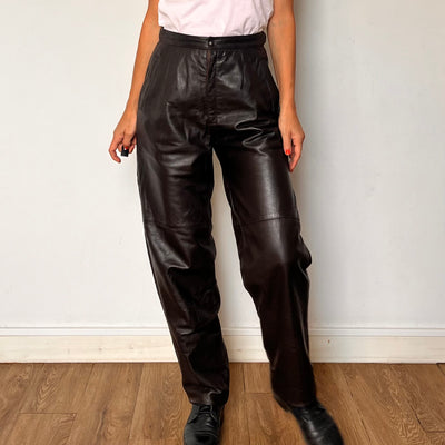 Brown Leather trousers