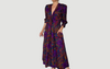 Vintage Women Paisley long Dress