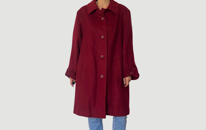 Vintage Wool Toscana Loden Coat