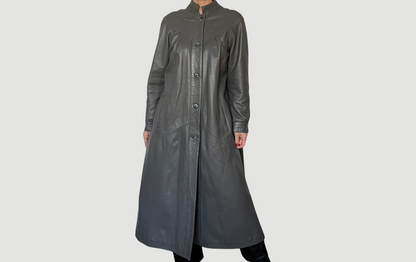 Vintage gray trench coat