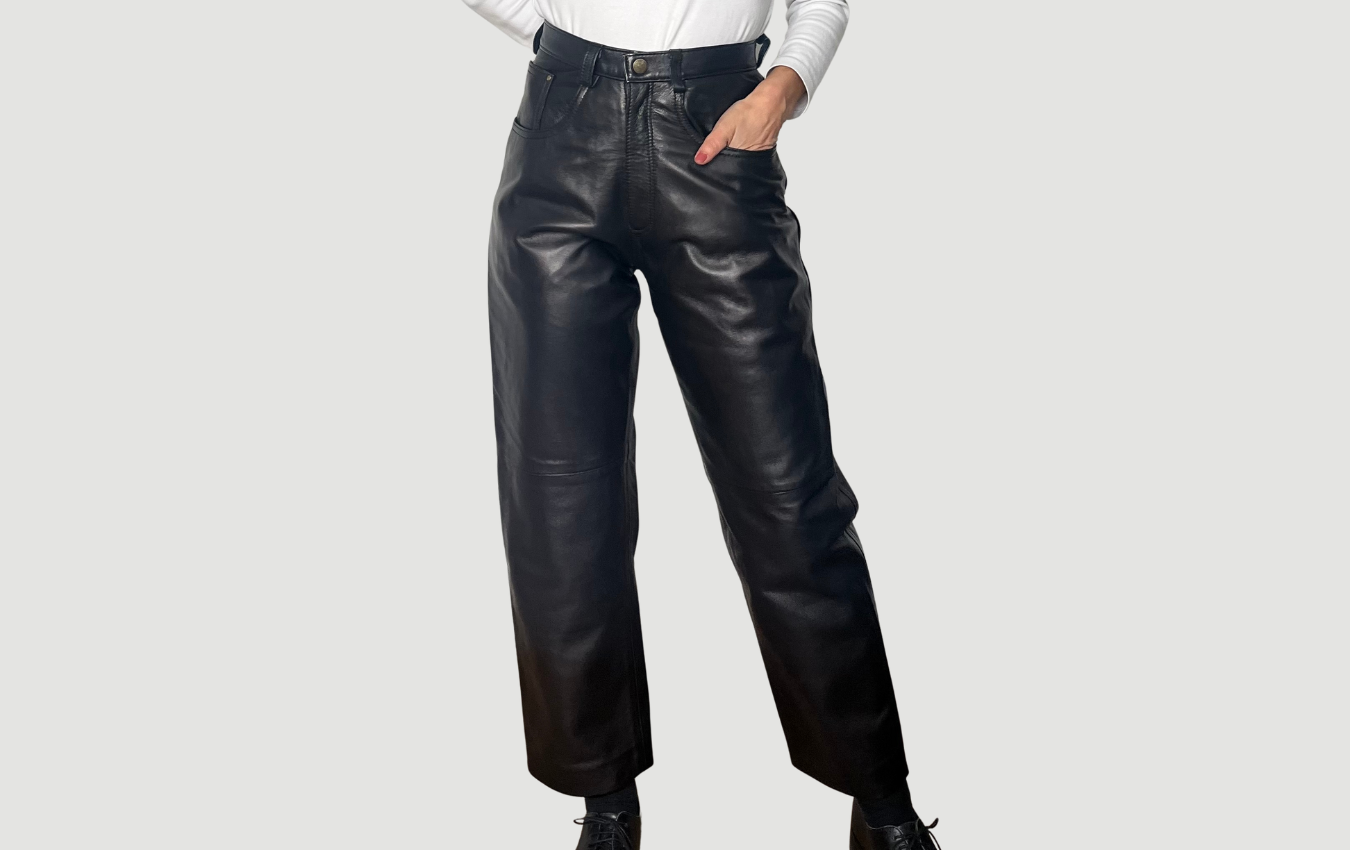 Dark Brown Leather trousers