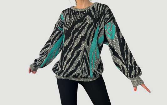 Vintage oversized Cotton Sweater