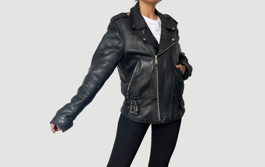 Vintage Biker leather jacket