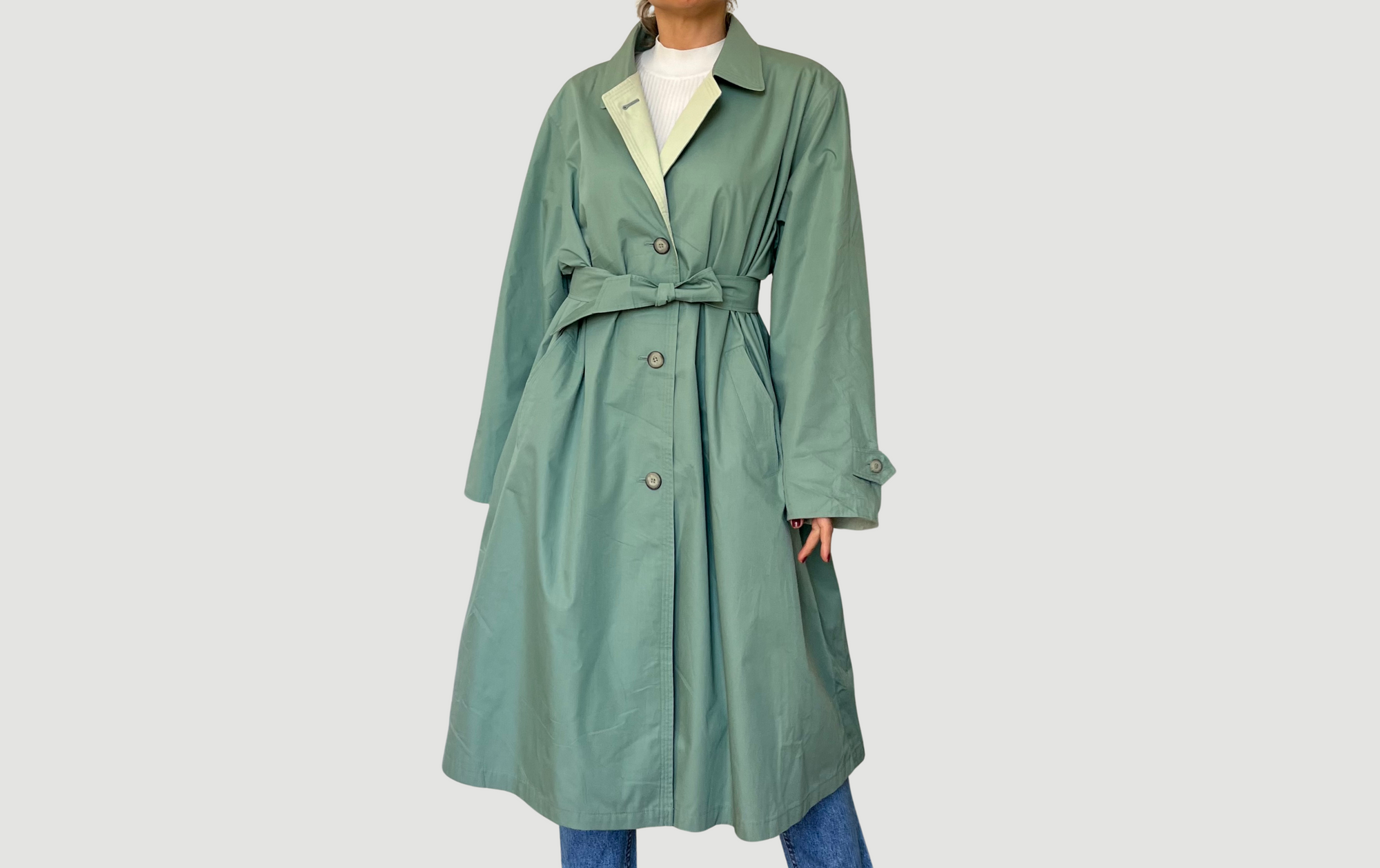 Vintage Reversible Trench coat