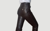 Brown Leather trousers by Guess