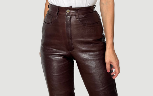 Brown Leather trousers