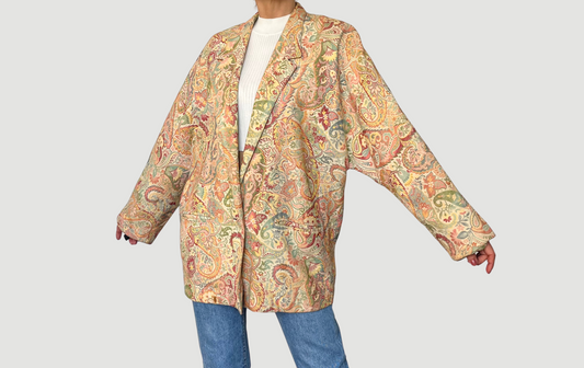 Vintage Paisley Blazer