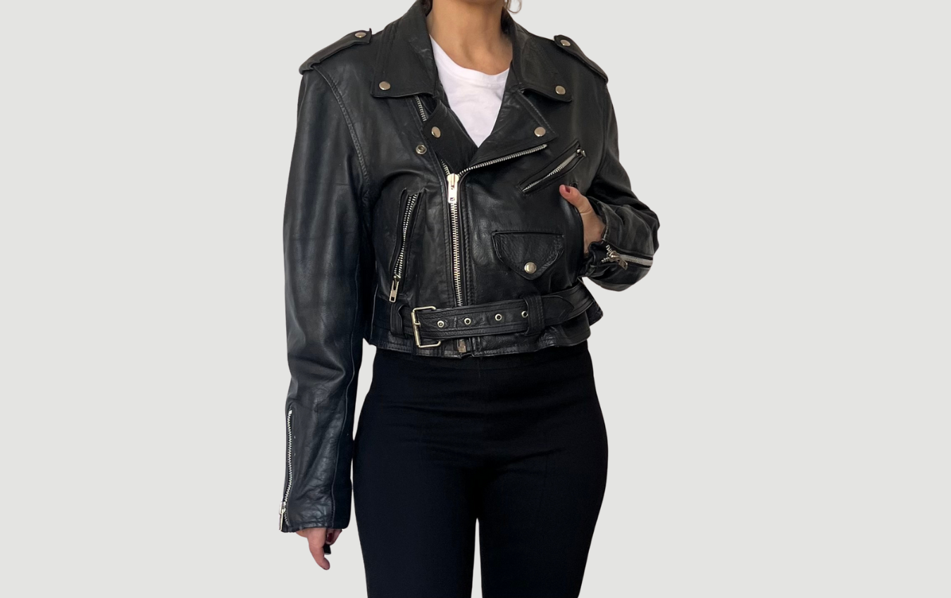 Vintage Biker leather jacket