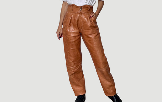 Brown Leather trousers